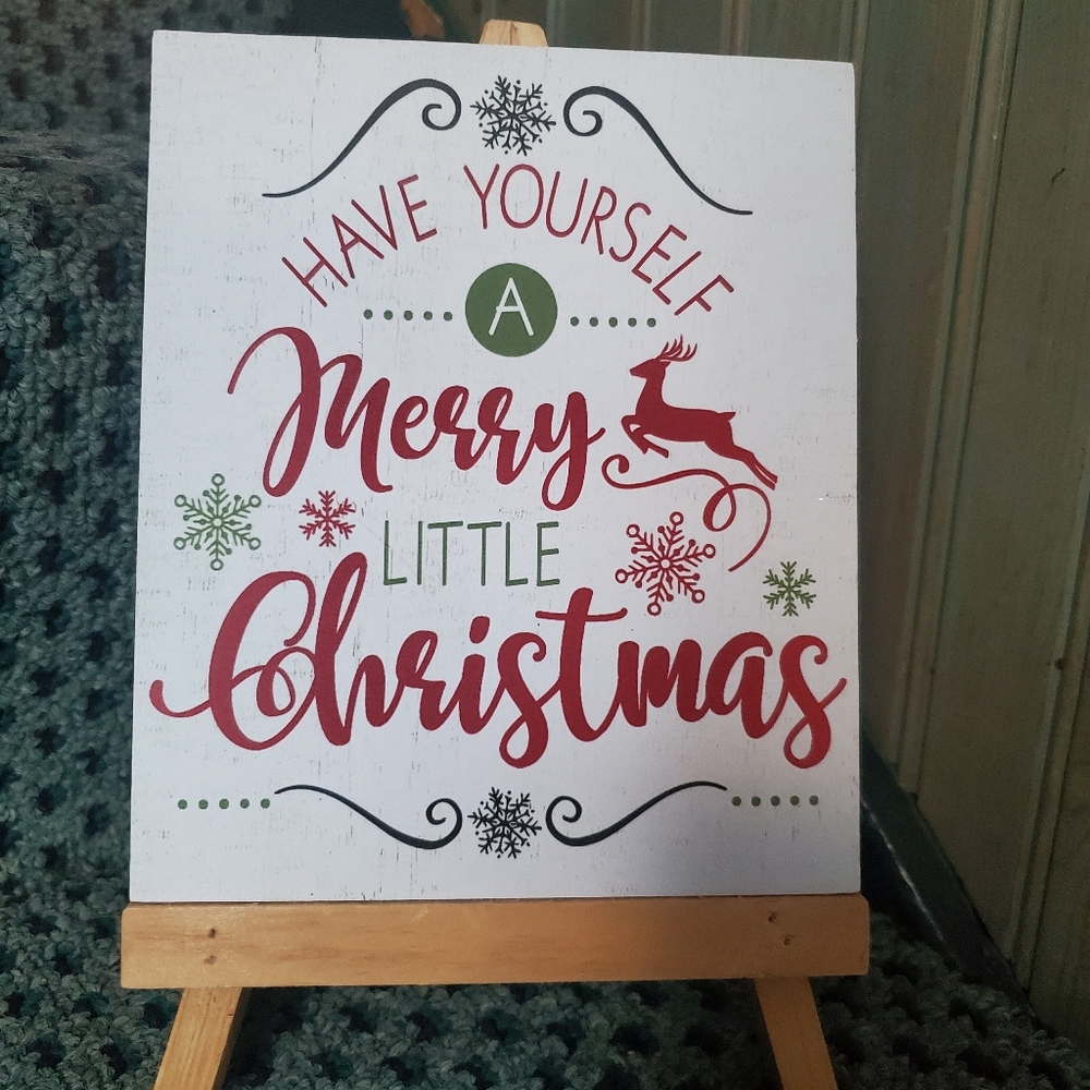 Traditional design Christmas sign